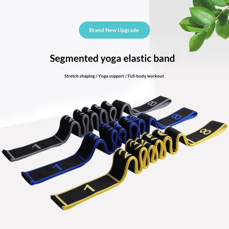 8-grid cotton stretching band for yoga and dance